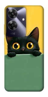 Чехол на Realme Note 60 Black cat v2 фото 1 из 1