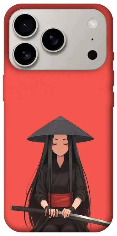 Чехол на Apple iPhone 18 Pro Red samurai фото 2 из 2