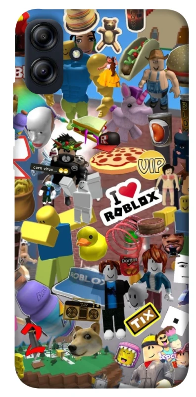Чохол на Samsung Galaxy A04e Roblox collage ver.5 фото 1 з 1