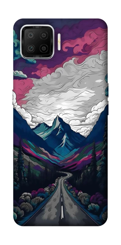 Чехол на Oppo A73 (2017) Нарисованные горы фото 1 из 1