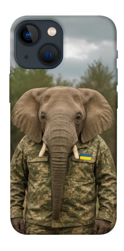 Чехол на Apple iPhone 13 mini (5.4") Слон защитник фото 1 из 1