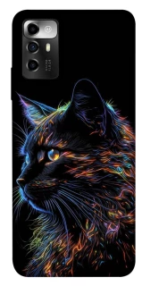 Чохол на ZTE Blade A72 Чорний кіт фото 1 з 1