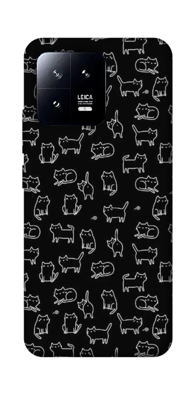 Чохол на Xiaomi 13 Black Cats фото 1 Чохол на Xiaomi 13 Black Cats фото 1 з 1
