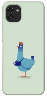 Чохол на Samsung Galaxy A03 Голуб-детектив фото 1 з 1