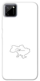 Чохол на Realme C11 Ukraine map фото 1 з 1