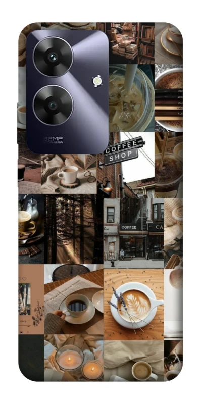 Чохол на Realme Note 60 Coffee collage ver.3 фото 1 з 1