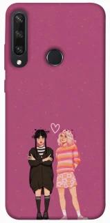 Чохол на Huawei Y6p Raven & Rainbow Wednesday фото 1 з 1