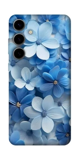 Чехол на Samsung Galaxy S25 Синие цветы фото 1 из 1