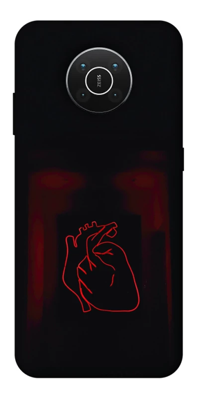 Чехол на Nokia X10 / X20 Красное сердце фото 1 из 1