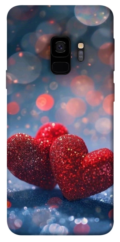 Чехол на Samsung Galaxy S9 Red hearts фото 1 из 1