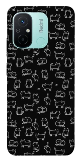 Чохол на Xiaomi Redmi 12C / Poco C55 Black Cats фото 1 з 1