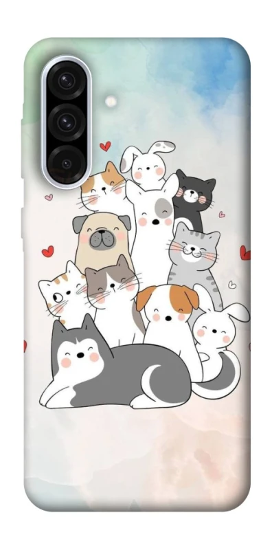 Чохол на Samsung Galaxy A36 5G Funny Pets ver.2 фото 1 з 1
