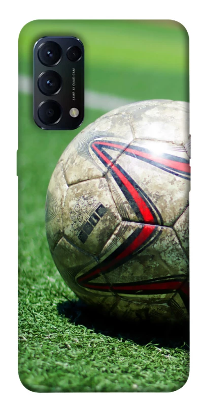 Чохол на Oppo Reno 5 4G М'яч на газоні фото 1 з 1