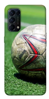 Чехол на Oppo Reno 5 4G Мяч на газоне фото 1 из 1