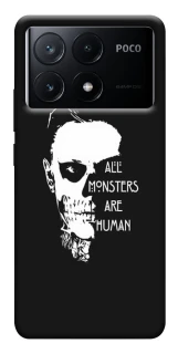 Чохол на Xiaomi Poco X6 All Monsters are Human фото 1 з 1