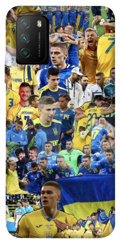 Чохол на Xiaomi Poco M3 UA-Football ver.6 фото 1 з 1