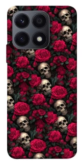 Чехол на Huawei Honor X8a Черепа и розы фото 1 из 1