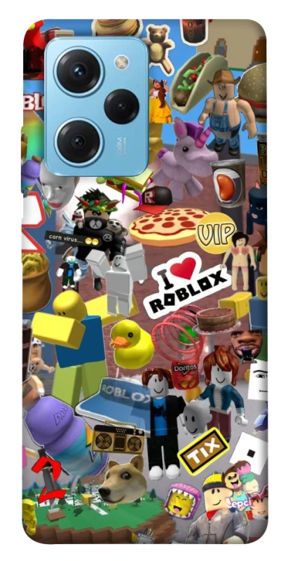 Чохол на Xiaomi Poco X5 Pro 5G Roblox collage ver.5 фото 1 з 1