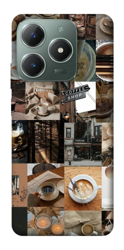 Чохол на Realme C61 Coffee collage ver.3 фото 1 з 1