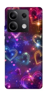 Чохол на Xiaomi Redmi Note 13 5G Drawn hearts фото 1 з 1