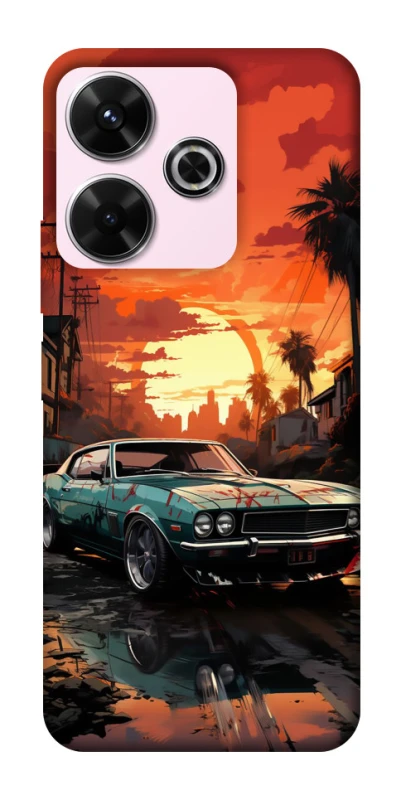Чохол на Xiaomi Poco M6 4G Car at sunset фото 1 з 1