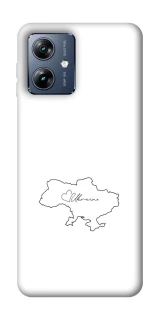 Чохол на Motorola Moto G54 Power Ukraine map фото 1 з 1