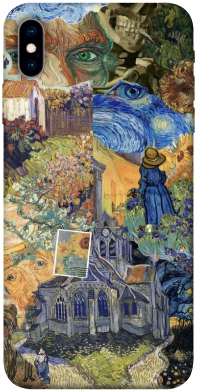 Чохол на Apple iPhone X (5.8") Van Gogh collage фото 1 з 1