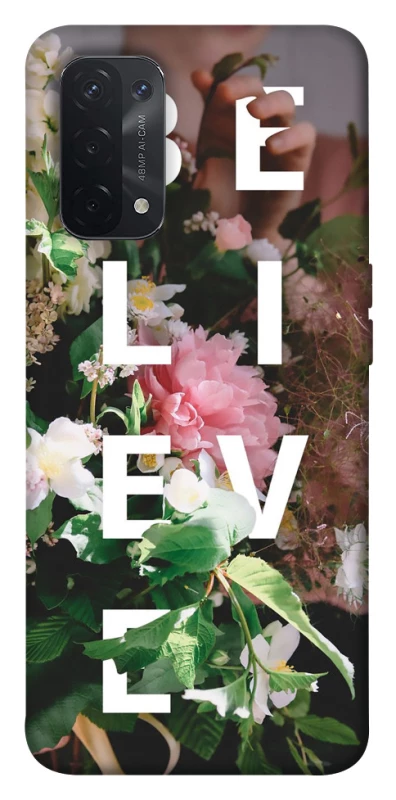 Чехол на Oppo A54 5G / A74 5G Believe фото 1 из 1