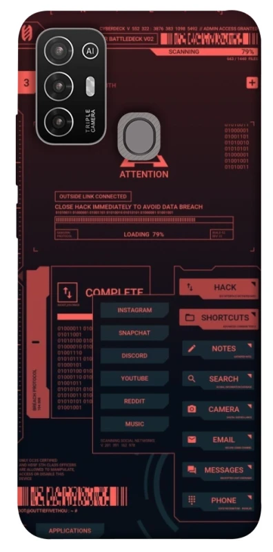 Чохол на ZTE Blade A52 Attention фото 1 з 1