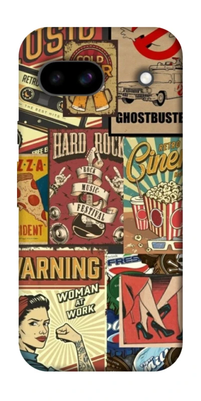 Чохол на Google Pixel 8a Retro collage ver.2 фото 1 з 1