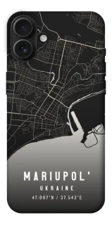 Чехол на Apple iPhone 16 Plus Mariupol map фото 1 из 1