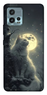 Чохол на Motorola Moto G72 Кіт під місяцем фото 1 з 1