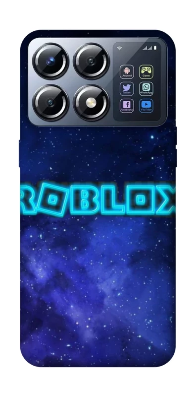 Чохол на Xiaomi POCO X8 Pro Roblox Space Logo Blue фото 1 з 1