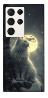 Чохол на Samsung Galaxy S23 Ultra Кіт під місяцем фото 1 з 1