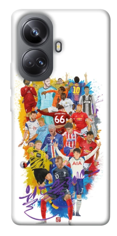 Чохол на Realme 10 Pro+ Football Abstract v2 фото 1 з 1