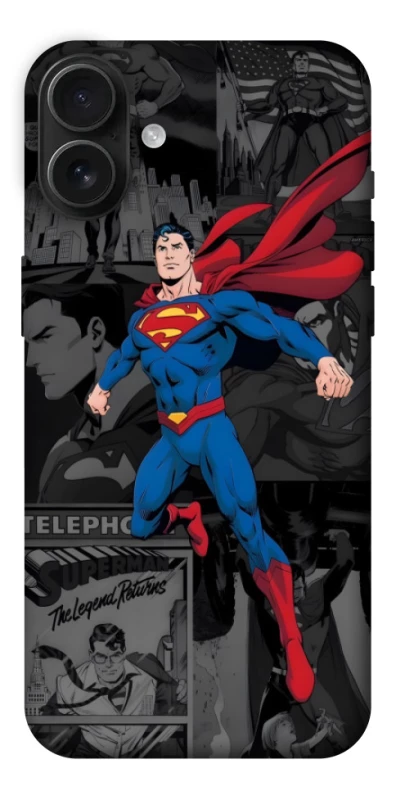 Чехол на Apple iPhone 16 Plus superman comics фото 1 из 1