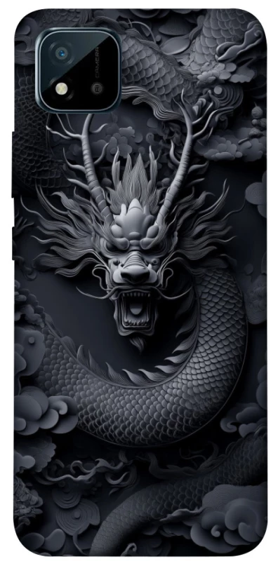 Чехол на Realme C20 black dragon фото 1 из 1