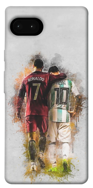 Чехол на Google Pixel 7a Ronaldo и Messi фото 1 из 1
