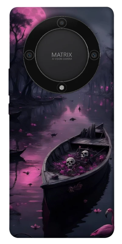 Чохол на Huawei Magic5 Lite Boat and flamingo фото 1 з 1