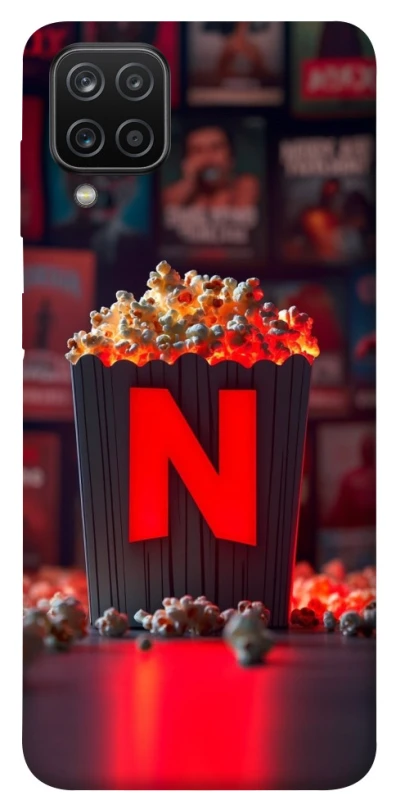 Чохол на Samsung Galaxy A12 Netflix and popcorn фото 1 з 1