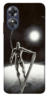 Чехол на Oppo A17 Серебряный сёрфер фото 1 из 1