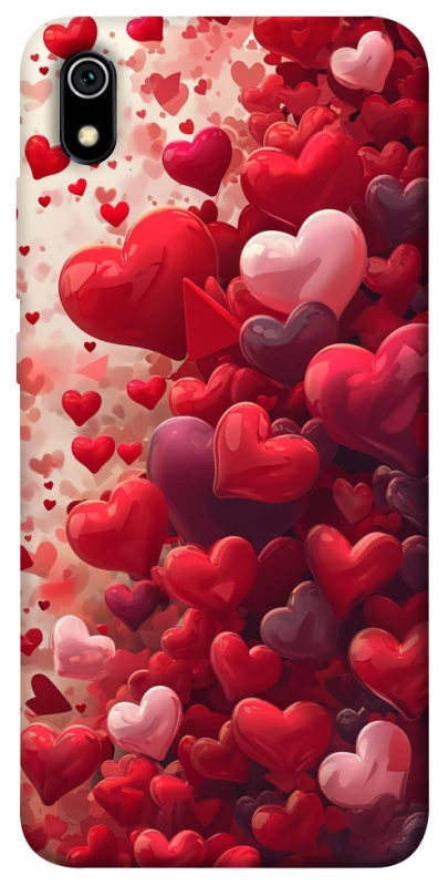 Чохол на Xiaomi Redmi 7A Many hearts фото 1 з 1