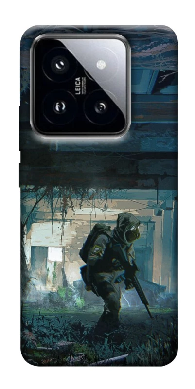 Чохол на Xiaomi 14 Pro Сталкер v7 фото 1 з 1