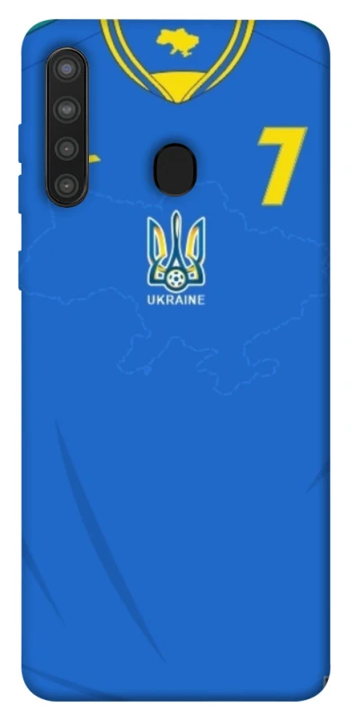 Чохол на Samsung Galaxy A21 UA-Football ver.4 фото 1 з 1