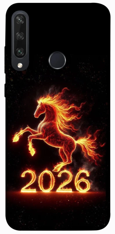 Чохол на Huawei Y6p Red Fire Horse ver.1 фото 1 з 1