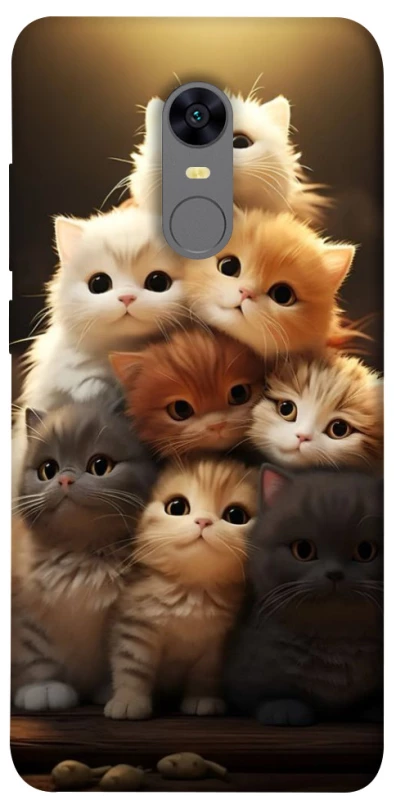 Чехол на Xiaomi Redmi 5 Plus / Redmi Note 5 (Single Camera) Чехол Kittie Love v2 фото 1 из 1