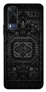 Чехол на Vivo Y53s Черный ковер фото 1 из 1