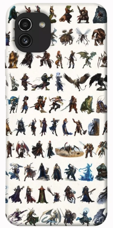 Чехол на Samsung Galaxy A03 Character Selection фото 1 из 1