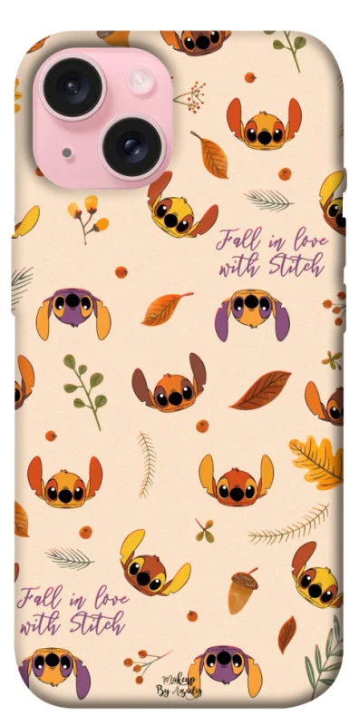 Чохол на Apple iPhone 15 (6.1") Fall in love with Stitch фото 1 з 1