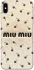 Чехол на Apple iPhone XS Max (6.5") Miu Miu фото 1 из 1